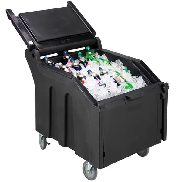 Cambro Ics100L Slidinglid Mobile Ice Caddy